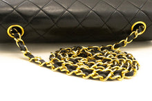 CHANEL Full Flap Chain Shoulder Bag Crossbody Black Quilted Lamb n75 hannari-shop