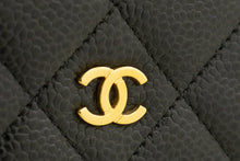 CHANEL Caviar Wallet On Chain WOC Black Shoulder Bag Crossbody n58 hannari-shop