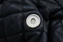 CHANEL Chain Around Shoulder Bag Crossbody Black Calfskin Leather j91