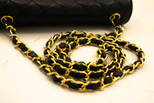 CHANEL Mini Small Chain Shoulder Bag Black Lambskin Quilted Flap n15 hannari-shop