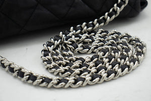 CHANEL Chain Around Soulder Bag Crossbody Μαύρο δέρμα μοσχαριού Δέρμα k16