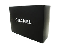 CHANEL Classic Double Flap 10" Chain Shoulder Bag Black Lambskin p32 hannari-shop