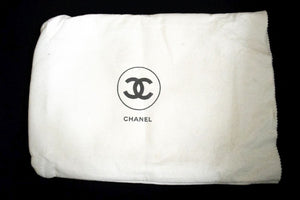 CHANEL Classic Double Flap 10" Chain Shoulder Bag Black Lambskin p15 hannari-shop