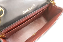 CHANEL Diana Flap Chain Shoulder Bag Black Quilted Lambskin Purse p35 hannari-shop