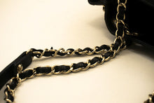 CHANEL Drawstring Chain Shoulder Bag Black Quilted Lambskin Purse p11 hannari-shop