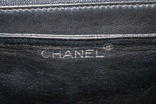 CHANEL Grained Calfskin Handbag Top Handle Bag Kelly Black Flap p08 hannari-shop