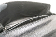 CHANEL Grained Calfskin Handbag Top Handle Bag Kelly Black Flap p08 hannari-shop