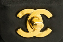 Τσάντα ώμου με αλυσίδα CHANEL Classic Double Flap 10" Μαύρο Lambskin k49