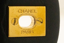 CHANEL Classic Double Flap 10" Chain Skuldertaske Sort Lammeskind k49
