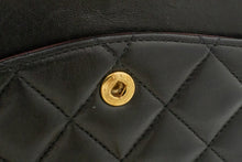Τσάντα ώμου με αλυσίδα CHANEL Classic Double Flap 10" Μαύρο Lambskin k49