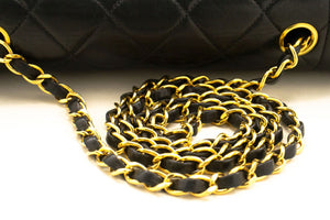 CHANEL Diana Flap Chain Shoulder Bag Black Quilted Lambskin Purse p47 hannari-shop