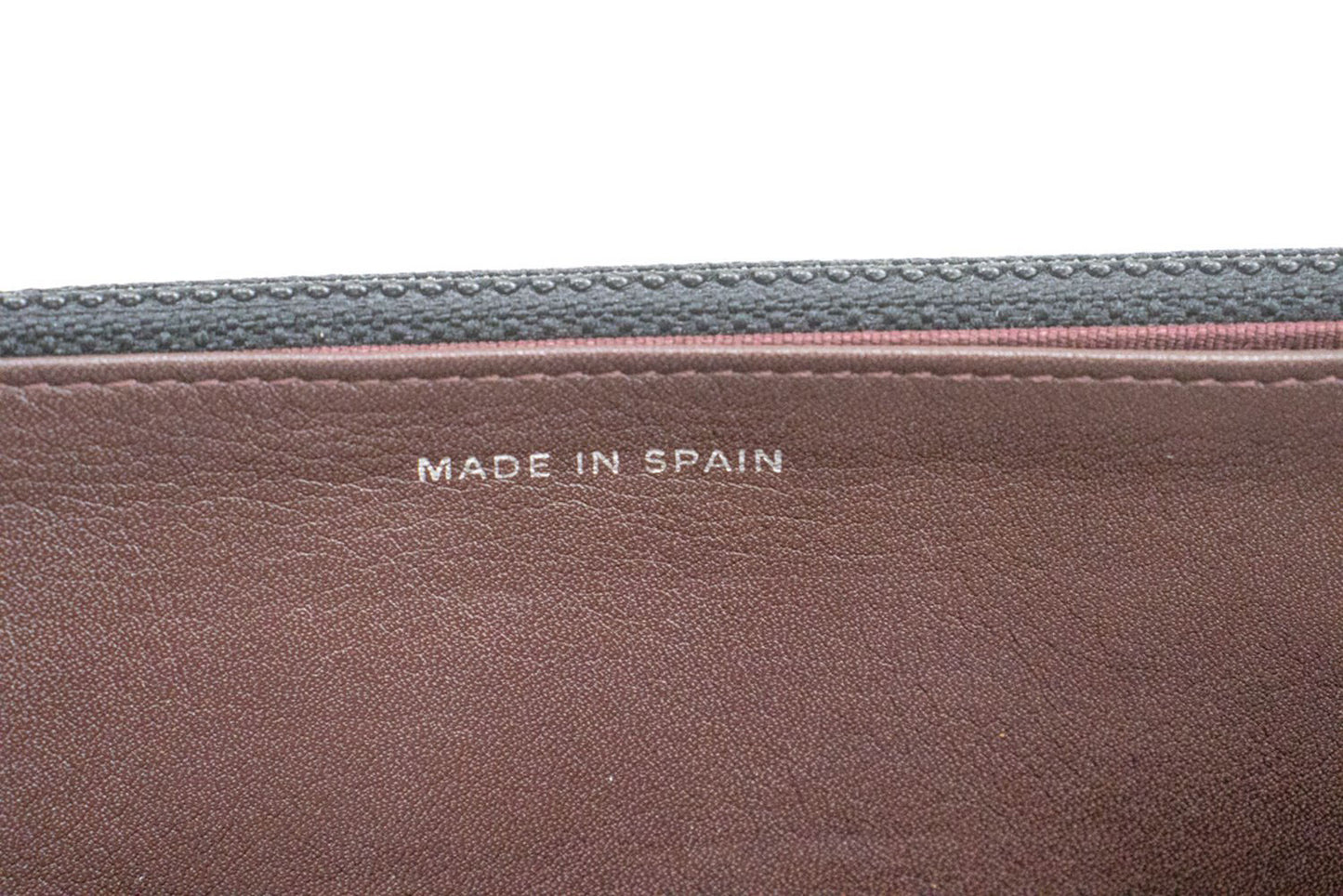 CHANEL Wallet On Chain WOC i kornet kalveskind, sort skuldertaske p60 hannari-shop