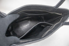 CHANEL Silver Medallion Caviar Shoulder Bag Shopping Tote Black k56