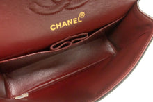 CHANEL Classic Double Flap 9" Chain Shoulder Bag Black Lambskin p51 hannari-shop