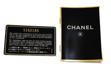 CHANEL Classic Double Flap 10" Chain Shoulder Bag Black Lambskin p58 hannari-shop