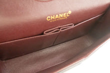 CHANEL Classic Double Flap 10" Chain Shoulder Bag Black Lambskin p62 hannari-shop