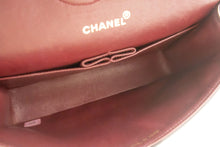 CHANEL Classic Double Flap 10" Chain Shoulder Bag Black Lambskin f91 hannari-shop