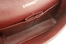 CHANEL Classic Double Flap 10" Chain Shoulder Bag Black Lambskin p61 hannari-shop
