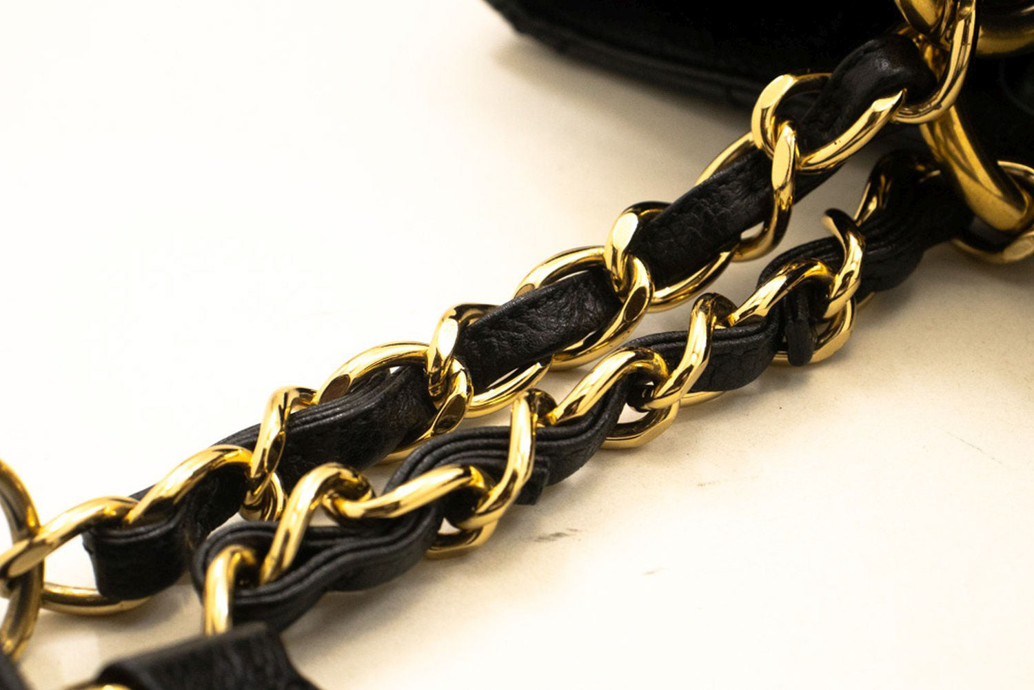 CHANEL Grained Calfskin GST 13" Shopping Tote Chain Skuldertaske p95 hannari-shop