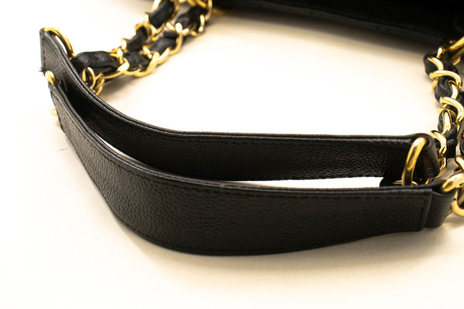 CHANEL Grained Calfskin GST 13" Shopping Tote Chain Skuldertaske p95 hannari-shop