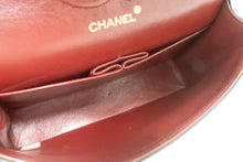 CHANEL Classic Double Flap 10" Chain Shoulder Bag Black Lambskin p76 hannari-shop