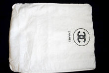 CHANEL Classic Double Flap 10" Chain Shoulder Bag Black Lambskin p84 hannari-shop