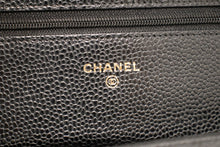 CHANEL Caviar Wallet On Chain WOC Sort skuldertaske Crossbody L28