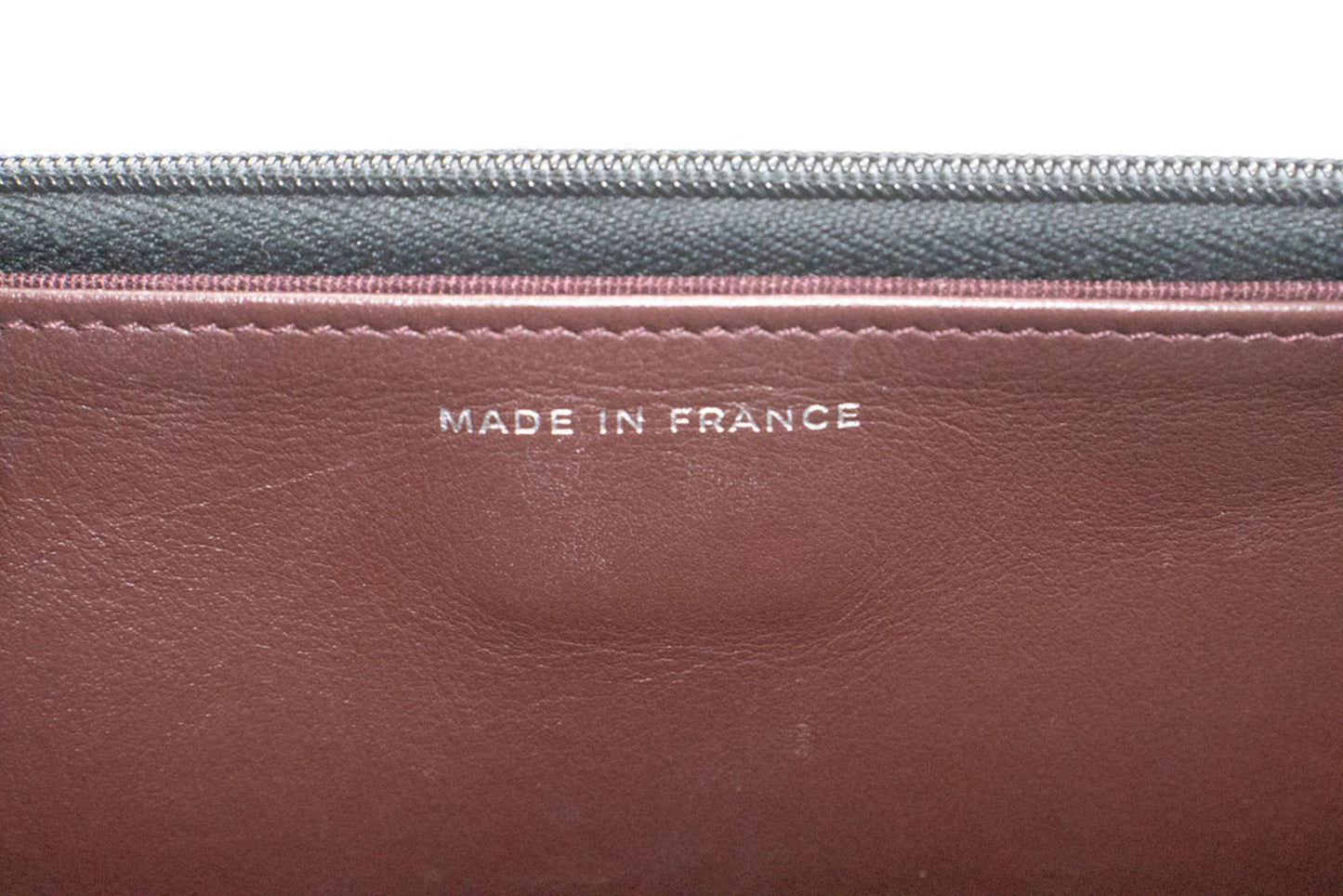 CHANEL Grained Calfskin Wallet On Chain WOC Sort Skuldertaske SV aa3 hannari-shop