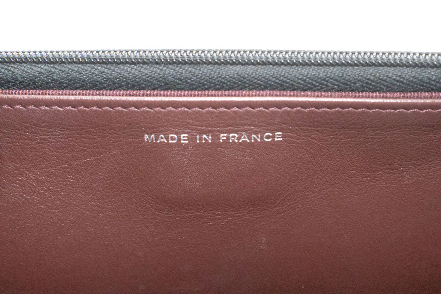 CHANEL Grained Calfskin Wallet On Chain WOC Sort Skuldertaske SV aa3 hannari-shop