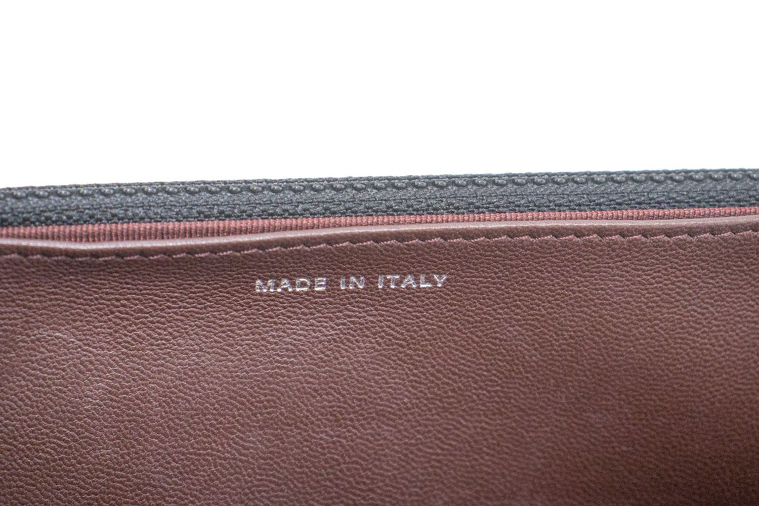 Sac à bandoulière CHANEL Black Classic Wallet On Chain WOC en agneau ab8 hannari-shop