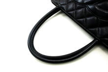 CHANEL Gold Medallion Caviar Shoulder Bag Grand Shopping Tote L67