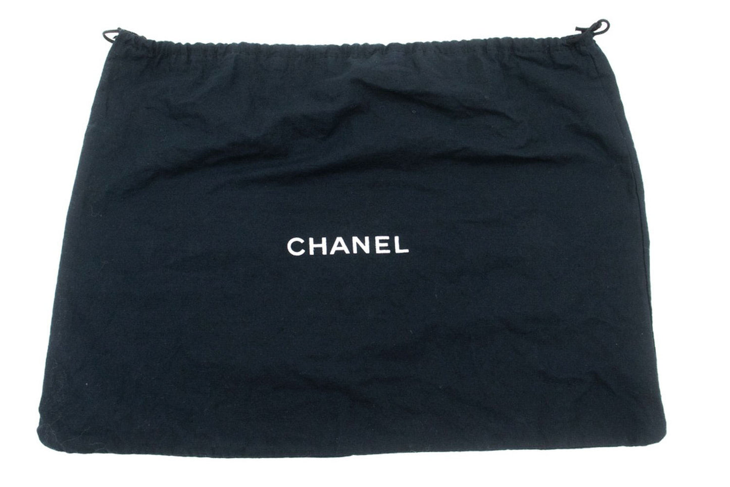 CHANEL Classic Double Flap 10" Chain Schoudertas Zwart Lamsleer ac9 hannari-shop