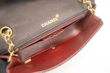 Τσάντα ώμου CHANEL Full Flap Chain Chain Black Quilted Lambskin L56