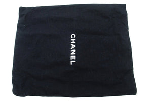 Τσάντα ώμου CHANEL Full Flap Chain Clutch Μαύρο Καπιτονέ Lambskin L87