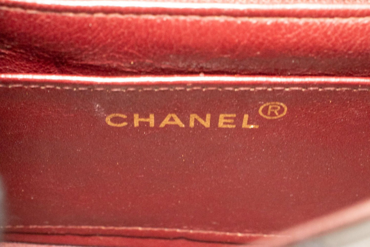 CHANEL Mini Square Small Chain Shoulder Bag Crossbody Black Lamb af1 hannari-shop