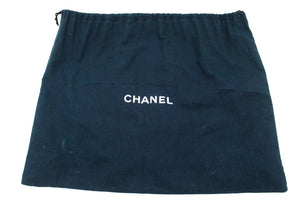 CHANEL 2 Way Top Handle Handbag Shoulder Bag Black Caviar Leather L52