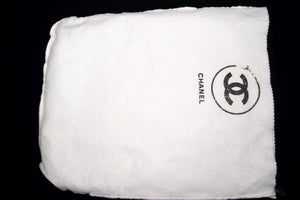 CHANEL Τσάντα ώμου με μικρή αλυσίδα Clutch Μαύρο καπιτονέ πτερύγιο αρνί L81