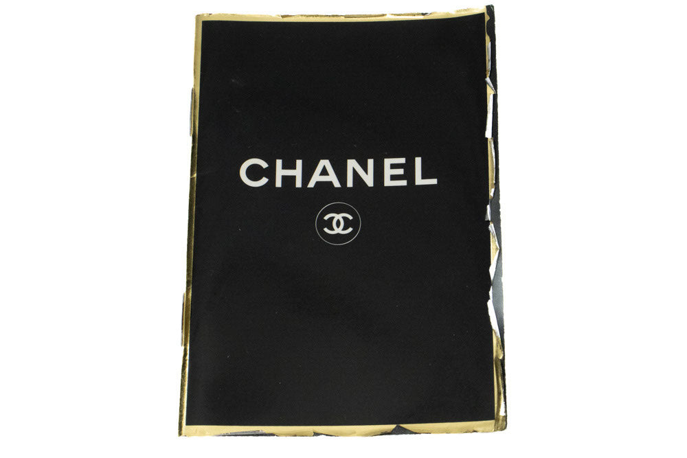 Sac à bandoulière CHANEL Classic Double Flap 10" en agneau noir avec chaîne ag1 hannari-shop