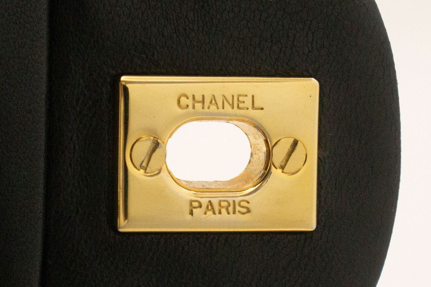 CHANEL Classic Double Flap 9" Chain Schoudertas Zwart Lamsleer ag6 hannari-shop