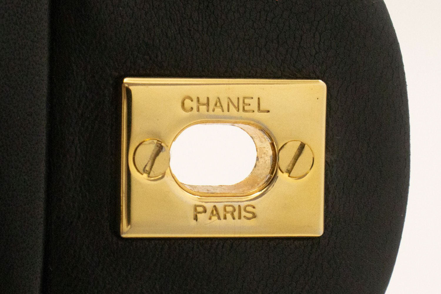 CHANEL Classic Double Flap 9" Chain Schoudertas Zwart Lamsleer ag6 hannari-shop