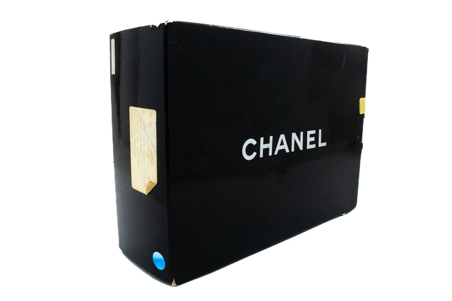 CHANEL Classic Double Flap 9" Chain Schoudertas Zwart Lamsleer ag6 hannari-shop
