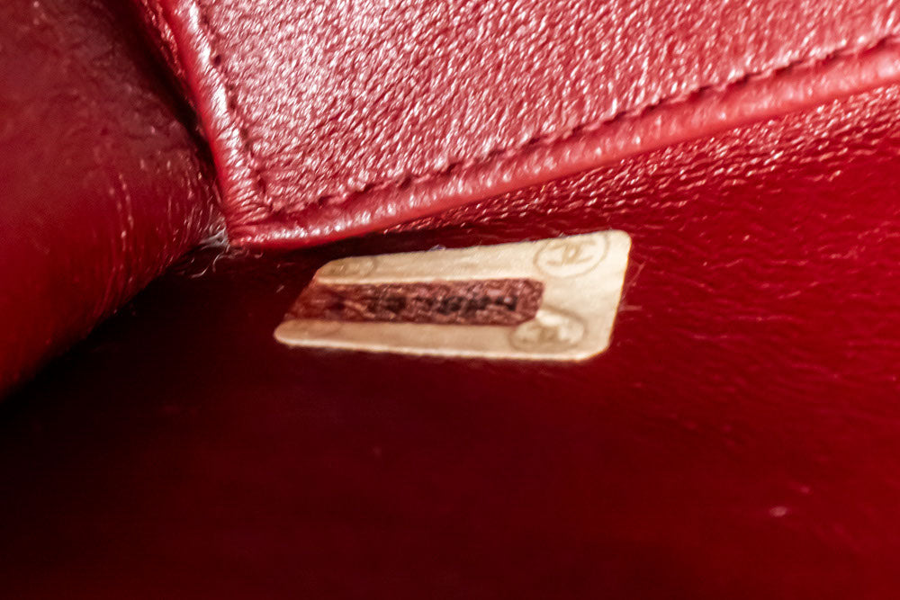 Sac bandoulière CHANEL Vintage Classic Chain à rabat unique en agneau matelassé ag8 hannari-shop