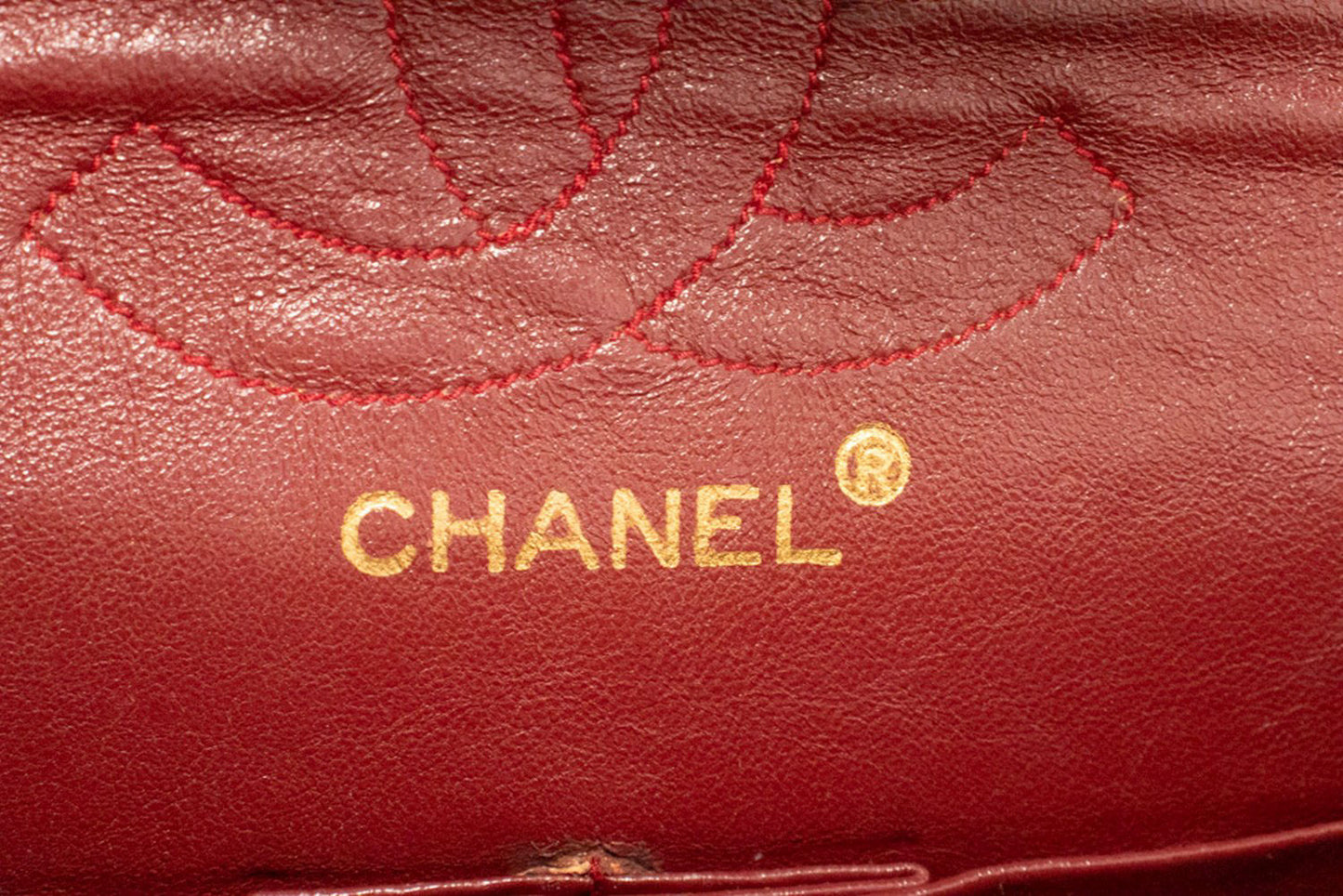 CHANEL Classic Double Flap 9" Schultertasche mit Kette, Schwarz, Lammleder p46 hannari-shop