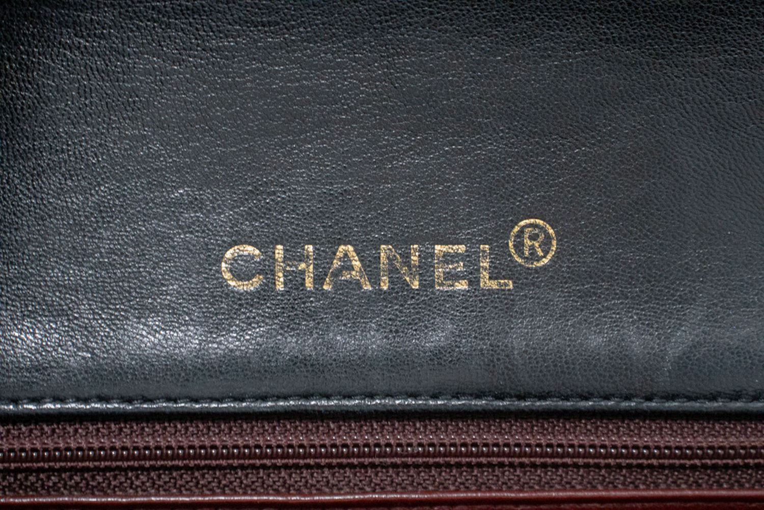 CHANEL Mini Square Borsa a Tracolla Piccola con Catena Nera in Agnello ag9 hannari-shop