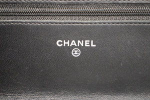 CHANEL Sort Classic Wallet On Chain WOC Skuldertaske Lammeskind L75