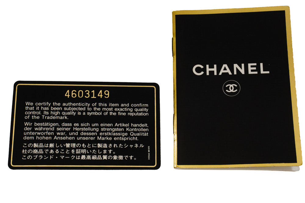 CHANEL Small Chain Shoulder Bag Clutch Black Quilted Flap Lambskin ah4 hannari-shop