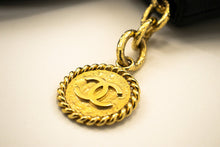 CHANEL Gold Medallion Caviar Shoulder Bag Grand Shopping Tote L79