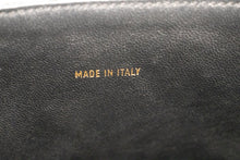 CHANEL Caviar Handbag Top Handle Bag Kelly Black Flap Leather Gold L94