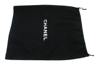 CHANEL Classic Grand sac à bandoulière en chaîne 11" à rabat en cuir d'agneau noir L95