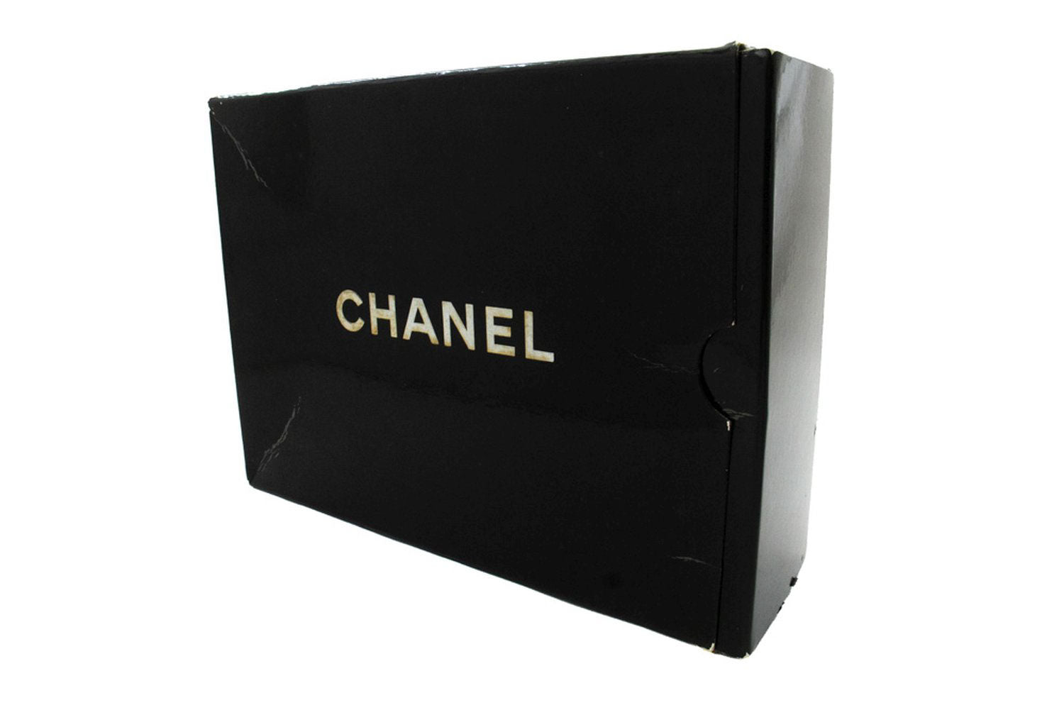 Sac à bandoulière CHANEL Classic Double Flap 10" en agneau noir avec chaîne ah7 hannari-shop